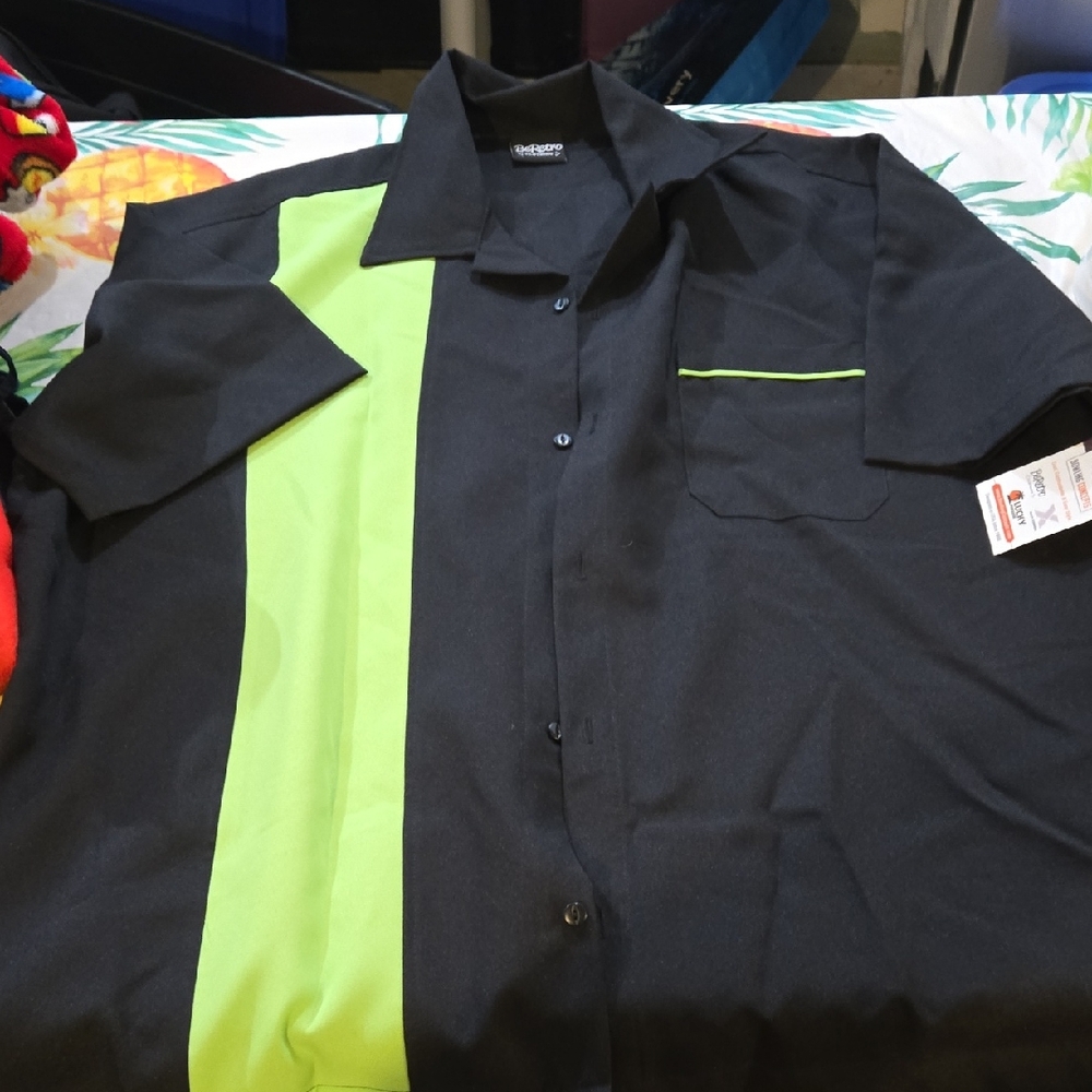 Be Retro Mens Bowling Shirt New